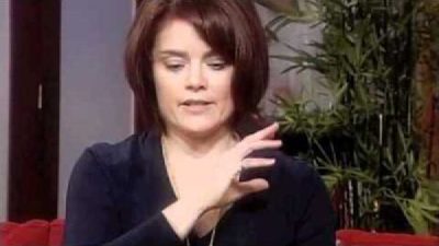 Nerys Parry being interviewed on Rogers Television in 2012